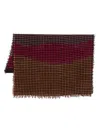 Faliero Sarti Houndstooth-pattern Scarf In Black