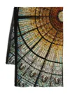 Faliero Sarti Intricate Stained-glass Pattern Wool-cashmere Scarf In Multi
