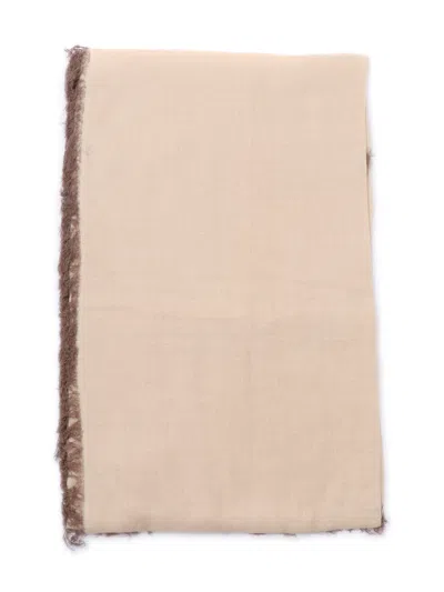 Faliero Sarti Kashy 145x145 Scarf In Beige