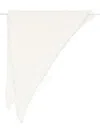 Faliero Sarti Kat Wool And Cashmere Foulard In White