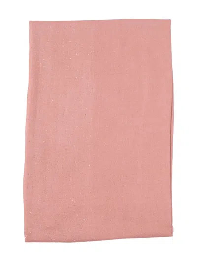 Faliero Sarti Kundy Fringed Scarf In Pink