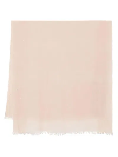 FALIERO SARTI FALIERO SARTI KUNDY WOOL AND SILK FRINGED SCARF ACCESSORIES