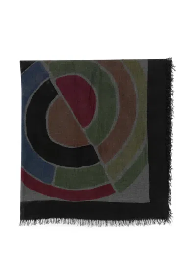 Faliero Sarti Leika Geometric-print Scarf In Multi