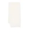 Faliero Sarti White Dianetta Scarf In Cashmere And Silk In White