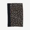 Faliero Sarti Maila Cashmere Scarf With Leopadrata Pattern In Animal Print