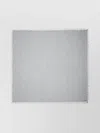 Faliero Sarti Lightweight Fringed Edge Scarf Accessory In Gray
