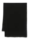 Faliero Sarti Seimanda Scarf With Metallic Weave Accessories In Black