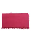 Faliero Sarti Soft Textured Scarf Fringed Edges In Pink