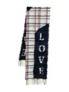 Faliero Sarti Love Love Scarf Accessories In Blue
