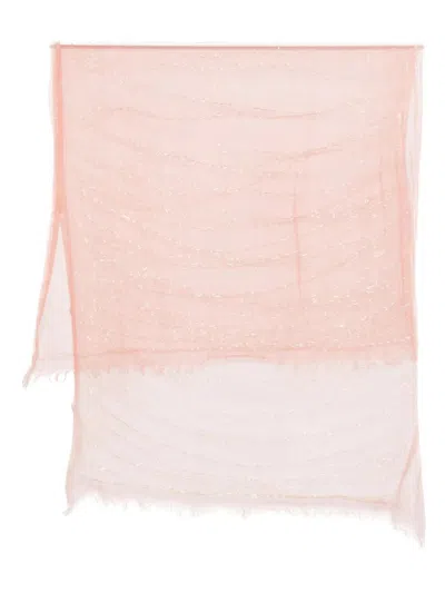 FALIERO SARTI FALIERO SARTI LUREX THREADS SILK STOLE
