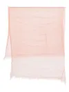 Faliero Sarti Lurex Threads Silk Stole In Pink & Purple
