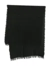 Faliero Sarti Metallic Threading Seimanda Scarf In Black