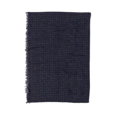 Faliero Sarti Marella Wool Blend Scarf In Black