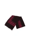 Faliero Sarti Massimo Checkered Scarf In Black