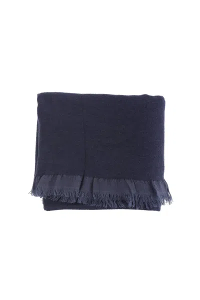 Faliero Sarti Men's Stylish Scarf - Fw25 Collection In Blue