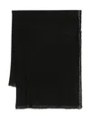 Faliero Sarti Metallic Threading Seimanda Scarf In Black