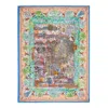 Faliero Sarti Milano Silk Blend Rectangular Stole In Purple