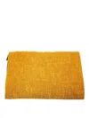 Faliero Sarti Mixed And Two-tone Scarf In Dark Yellow