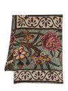 Faliero Sarti Floral Rectangular Scarf Soft Texture In Multi