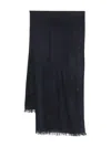 Faliero Sarti Kundy Sequin-embellished Wool Scarf Accessories In Black