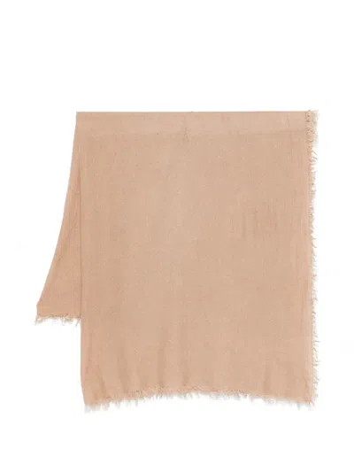 Faliero Sarti New Chris Frayed Scarf In Brown