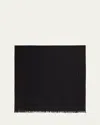 Faliero Sarti New Dalia Sequined Wool-blend Scarf In Black/ Black
