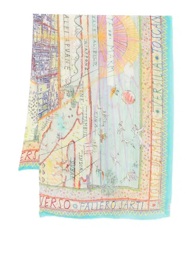 Faliero Sarti New Forte Dei Marmi Scarf In Multi