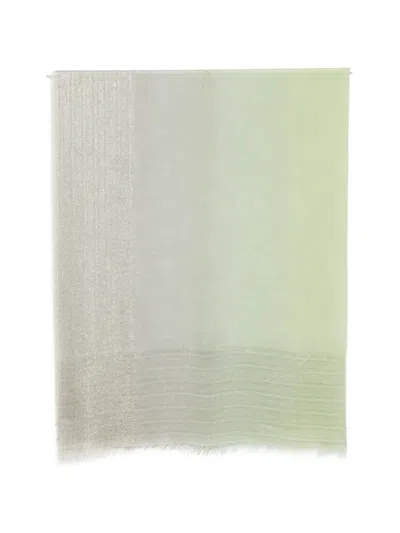 Faliero Sarti Ombré Metallic-thread Scarf In Multi