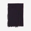 Faliero Sarti Paoletto Cashmere And Wool Blend Scarf In Black