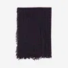 Faliero Sarti Paoletto Cashmere And Wool Blend Scarf In Black