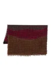 Faliero Sarti Houndstooth-pattern Scarf In White