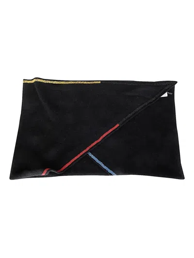 Faliero Sarti Small Triangular Scarf In Black