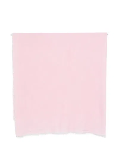 Faliero Sarti Penny Frayed-edge Scarf In Pink