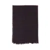 Faliero Sarti Perry Wool Blend Scarf In Black