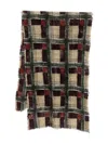 Faliero Sarti Plaid Scarf In Brown