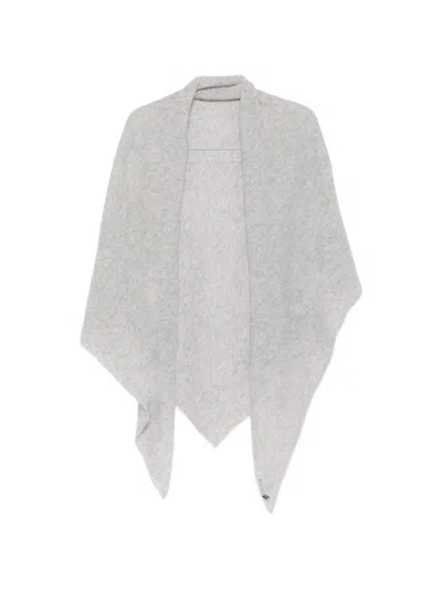Faliero Sarti Pointed-tip Scarf In Gray