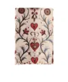 Faliero Sarti Rectangular Wool And Cashmere Scarf With Intricate Pattern In Gray