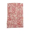 Faliero Sarti Scarf With Red Pattern In Pink
