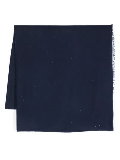 Faliero Sarti Raissa Sequin-embellished Scarf In Blue