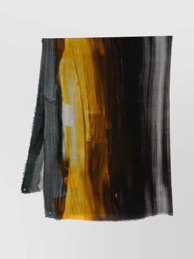 Faliero Sarti Rectangular Cashmere And Wool Scarf