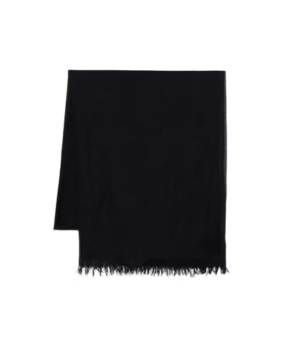 Faliero Sarti Rectangular Scarf In Black