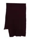Faliero Sarti Rectangular Scarf In Burgundy