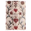 Faliero Sarti Rectangular Wool And Cashmere Scarf With Intricate Pattern In Multi