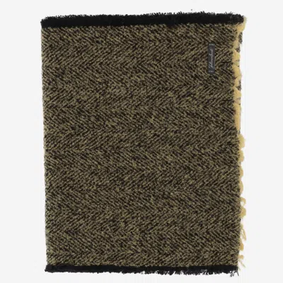 Faliero Sarti Resky Wool Blend Scarf In White