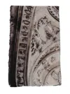 Faliero Sarti Church Of Santa Maria-print Scarf In Gray