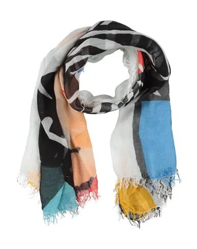 Faliero Sarti Scarf Light Grey Size - Modal, Cashmere