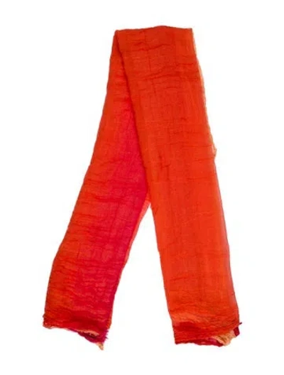 Pre-owned Faliero Sarti Scarf In Pink