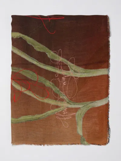Faliero Sarti Scarf Woman  In Brown