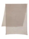 Faliero Sarti Cashmere Scarf In Solid Neutral Tone In Neutral