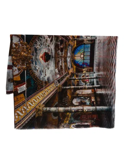 Faliero Sarti Sciarpa 'cathedral Sophia' In Multi